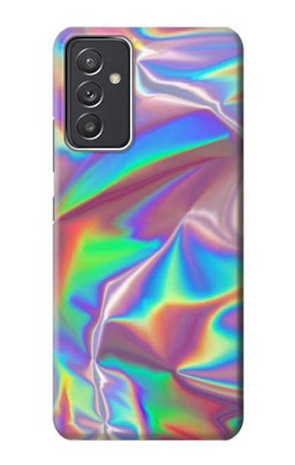 W3597 Holographic Photo Printed Hülle Schutzhülle Taschen und Leder Flip für Samsung Galaxy Quantum 2