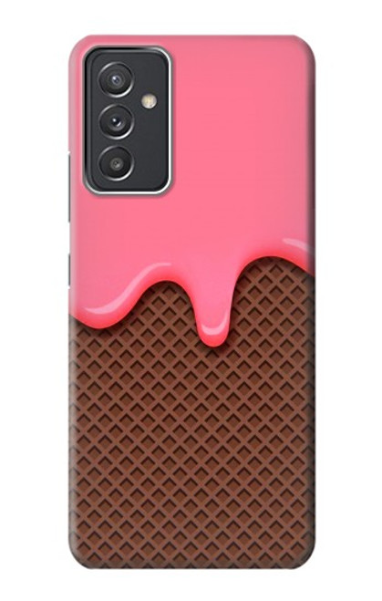 W3754 Strawberry Ice Cream Cone Hülle Schutzhülle Taschen und Leder Flip für Samsung Galaxy Quantum 2