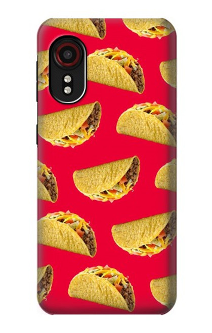 W3755 Mexican Taco Tacos Hülle Schutzhülle Taschen und Leder Flip für Samsung Galaxy Xcover 5