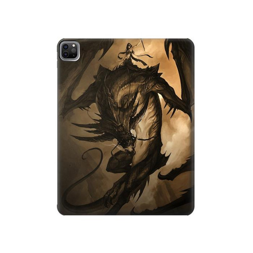 W0388 Dragon Rider Tablet Hülle Schutzhülle Taschen für iPad Pro 12.9 (2022,2021,2020,2018, 3rd, 4th, 5th, 6th)