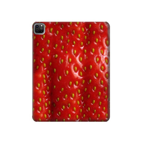 W2225 Strawberry Tablet Hülle Schutzhülle Taschen für iPad Pro 12.9 (2022,2021,2020,2018, 3rd, 4th, 5th, 6th)