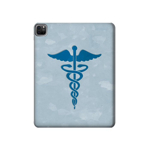 W2815 Medical Symbol Tablet Hülle Schutzhülle Taschen für iPad Pro 12.9 (2022,2021,2020,2018, 3rd, 4th, 5th, 6th)
