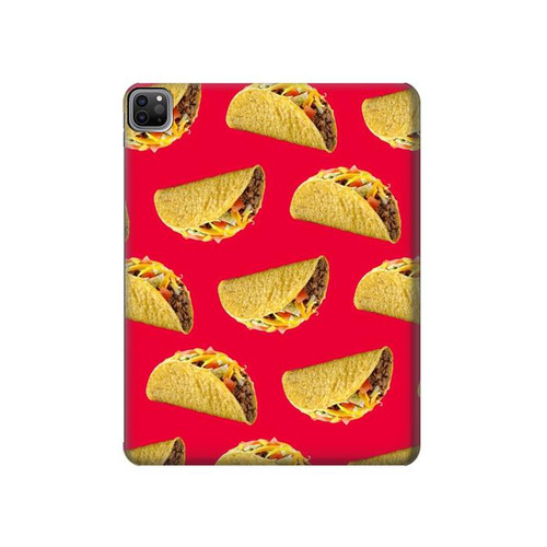 W3755 Mexican Taco Tacos Tablet Hülle Schutzhülle Taschen für iPad Pro 12.9 (2022,2021,2020,2018, 3rd, 4th, 5th, 6th)