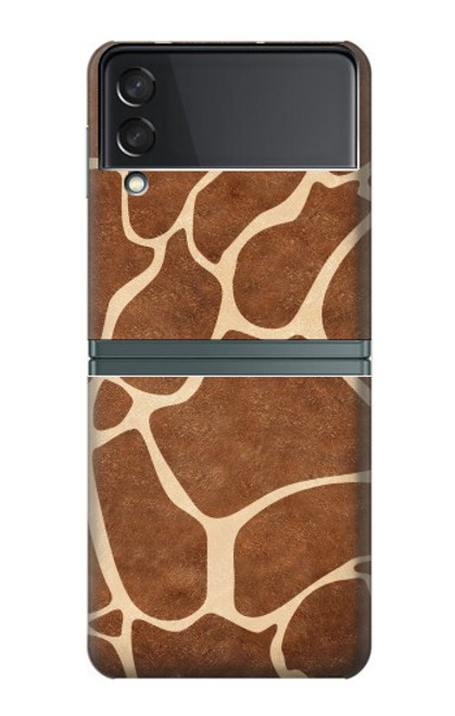 W2326 Giraffe Skin Hard Case For Samsung Galaxy Z Flip 3 5G