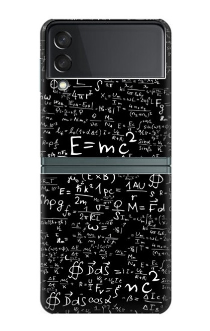 W2574 Mathematics Physics Blackboard Equation Hard Case For Samsung Galaxy Z Flip 3 5G