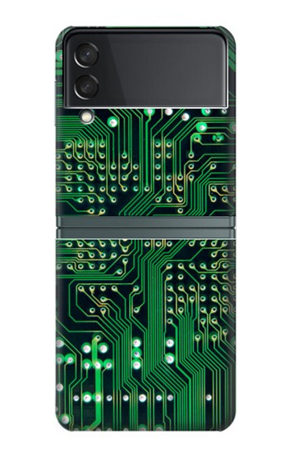 W3392 Electronics Board Circuit Graphic Hard Case For Samsung Galaxy Z Flip 3 5G