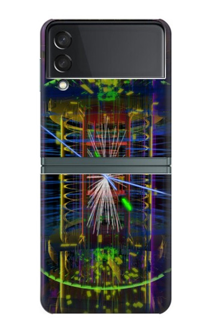 W3545 Quantum Particle Collision Hard Case For Samsung Galaxy Z Flip 3 5G