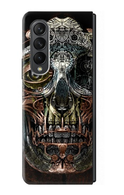 W1685 Steampunk Skull Head Hard Case For Samsung Galaxy Z Fold 3 5G