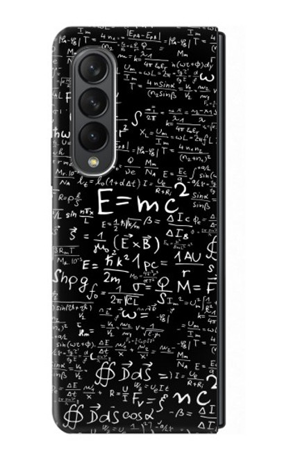 W2574 Mathematics Physics Blackboard Equation Hard Case For Samsung Galaxy Z Fold 3 5G