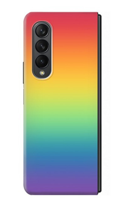 W3698 LGBT Gradient Pride Flag Hard Case For Samsung Galaxy Z Fold 3 5G