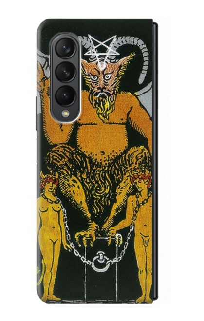 W3740 Tarot Card The Devil Hard Case For Samsung Galaxy Z Fold 3 5G