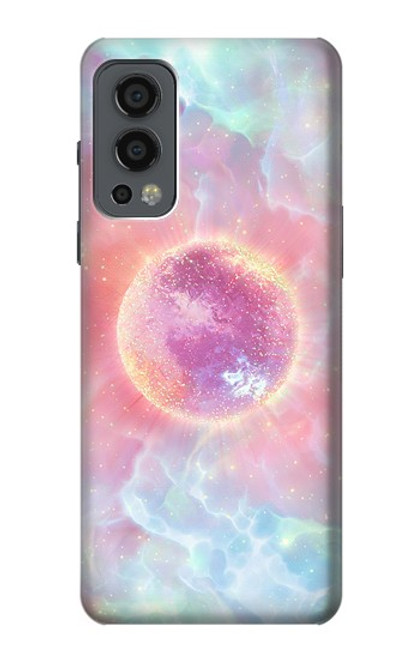 W3709 Pink Galaxy Hülle Schutzhülle Taschen und Leder Flip für OnePlus Nord 2 5G