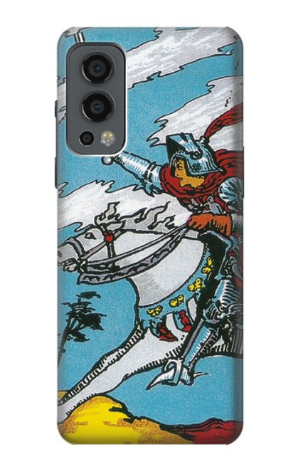 W3731 Tarot Card Knight of Swords Hülle Schutzhülle Taschen und Leder Flip für OnePlus Nord 2 5G