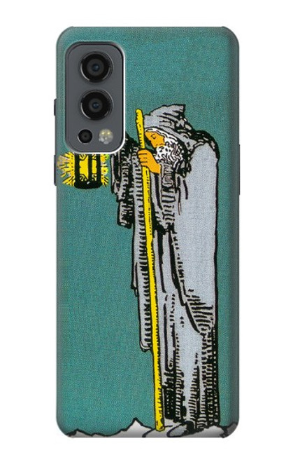 W3741 Tarot Card The Hermit Hülle Schutzhülle Taschen und Leder Flip für OnePlus Nord 2 5G