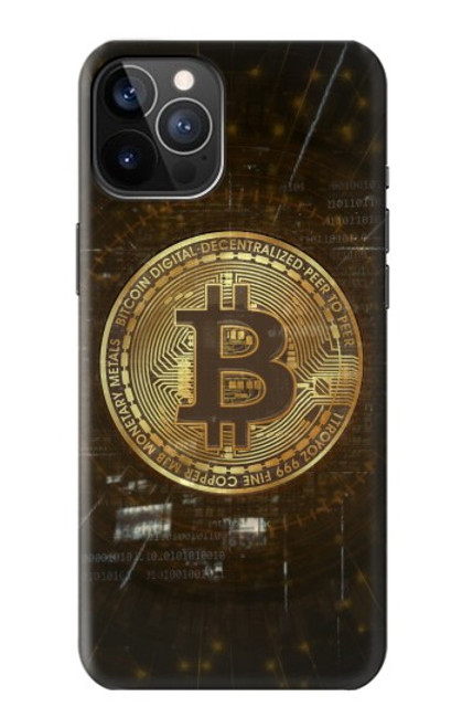 W3798 Cryptocurrency Bitcoin Hülle Schutzhülle Taschen und Leder Flip für iPhone 12, iPhone 12 Pro