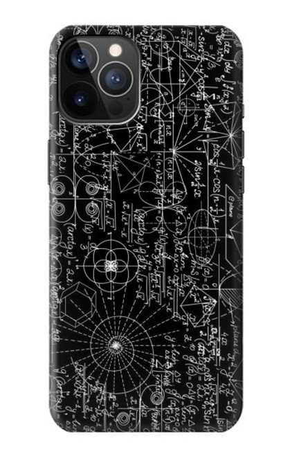 W3808 Mathematics Blackboard Hülle Schutzhülle Taschen und Leder Flip für iPhone 12, iPhone 12 Pro