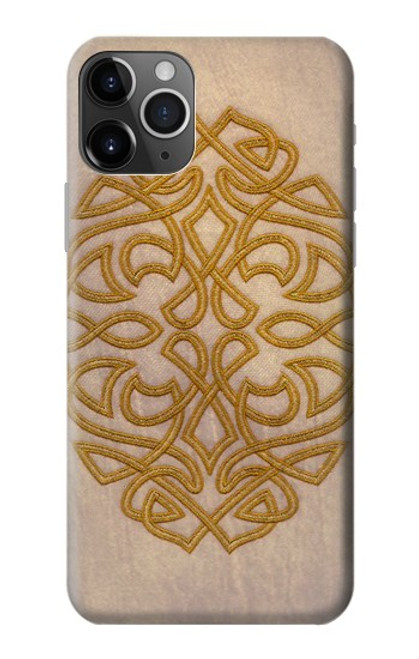 W3796 Celtic Knot Hülle Schutzhülle Taschen und Leder Flip für iPhone 11 Pro