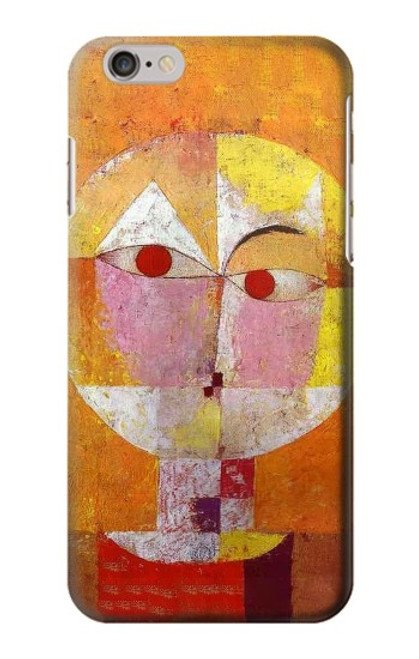 W3811 Paul Klee Senecio Man Head Hülle Schutzhülle Taschen und Leder Flip für iPhone 6 6S