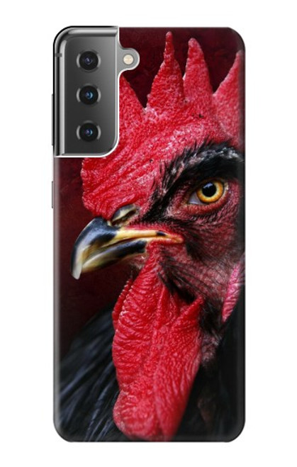 W3797 Chicken Rooster Hülle Schutzhülle Taschen und Leder Flip für Samsung Galaxy S21 Plus 5G, Galaxy S21+ 5G