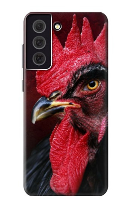 W3797 Chicken Rooster Hülle Schutzhülle Taschen und Leder Flip für Samsung Galaxy S21 FE 5G