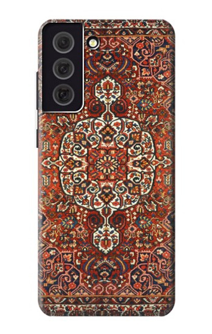 W3813 Persian Carpet Rug Pattern Hülle Schutzhülle Taschen und Leder Flip für Samsung Galaxy S21 FE 5G