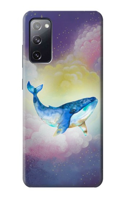 W3802 Dream Whale Pastel Fantasy Hülle Schutzhülle Taschen und Leder Flip für Samsung Galaxy S20 FE
