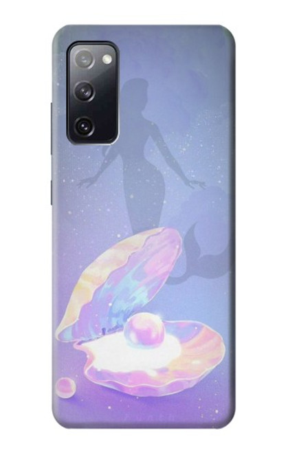 W3823 Beauty Pearl Mermaid Hülle Schutzhülle Taschen und Leder Flip für Samsung Galaxy S20 FE