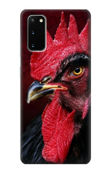 W3797 Chicken Rooster Hülle Schutzhülle Taschen und Leder Flip für Samsung Galaxy S20