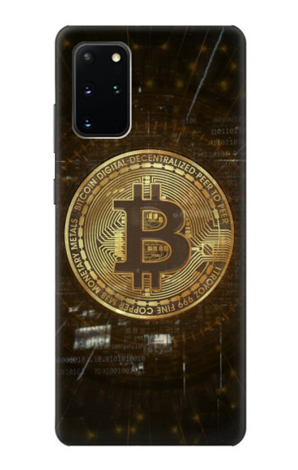 W3798 Cryptocurrency Bitcoin Hülle Schutzhülle Taschen und Leder Flip für Samsung Galaxy S20 Plus, Galaxy S20+