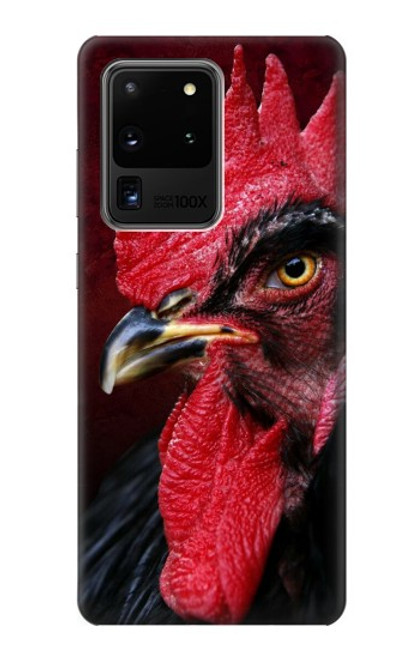 W3797 Chicken Rooster Hülle Schutzhülle Taschen und Leder Flip für Samsung Galaxy S20 Ultra