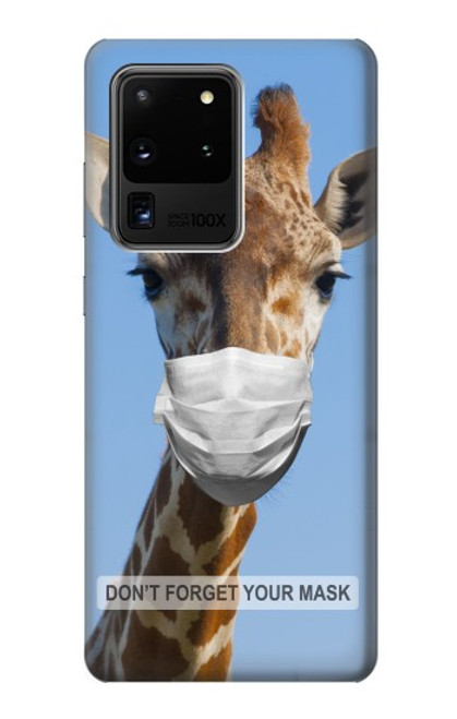 W3806 Giraffe New Normal Hülle Schutzhülle Taschen und Leder Flip für Samsung Galaxy S20 Ultra