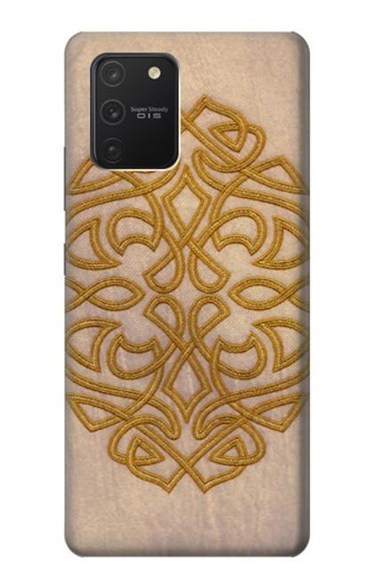 W3796 Celtic Knot Hülle Schutzhülle Taschen und Leder Flip für Samsung Galaxy S10 Lite
