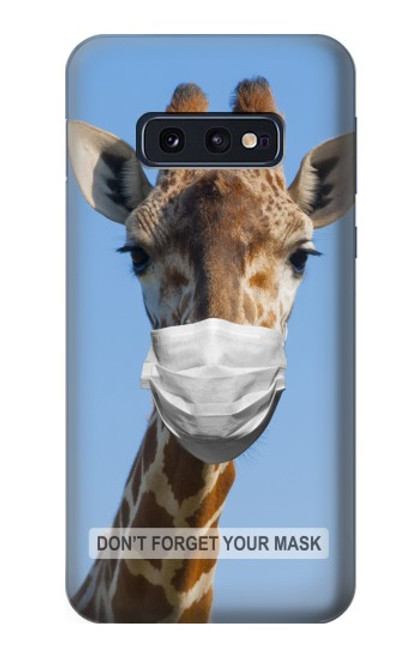 W3806 Giraffe New Normal Hülle Schutzhülle Taschen und Leder Flip für Samsung Galaxy S10e