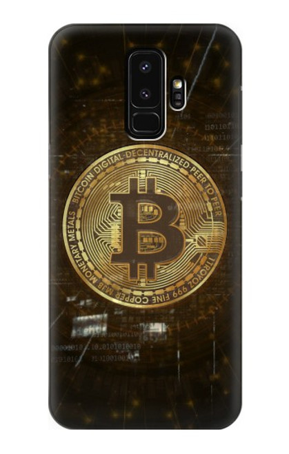 W3798 Cryptocurrency Bitcoin Hülle Schutzhülle Taschen und Leder Flip für Samsung Galaxy S9 Plus