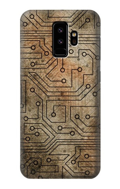 W3812 PCB Print Design Hülle Schutzhülle Taschen und Leder Flip für Samsung Galaxy S9