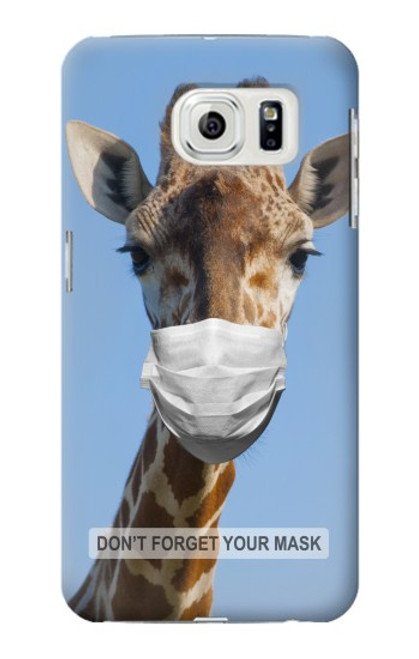 W3806 Giraffe New Normal Hülle Schutzhülle Taschen und Leder Flip für Samsung Galaxy S7 Edge