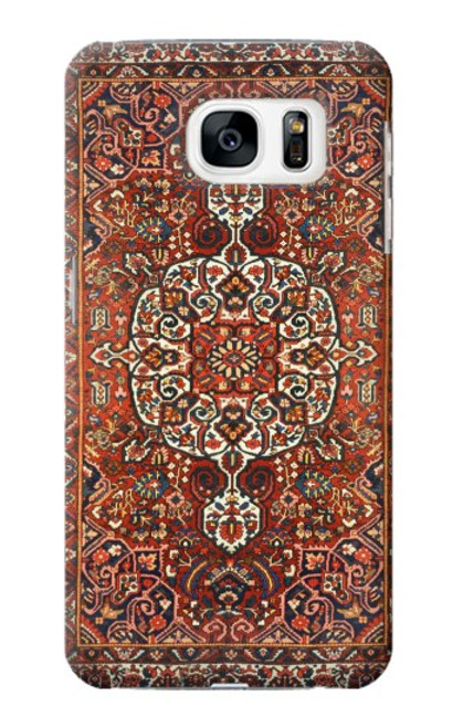 W3813 Persian Carpet Rug Pattern Hülle Schutzhülle Taschen und Leder Flip für Samsung Galaxy S7