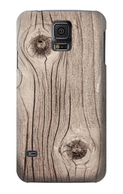 W3822 Tree Woods Texture Graphic Printed Hülle Schutzhülle Taschen und Leder Flip für Samsung Galaxy S5