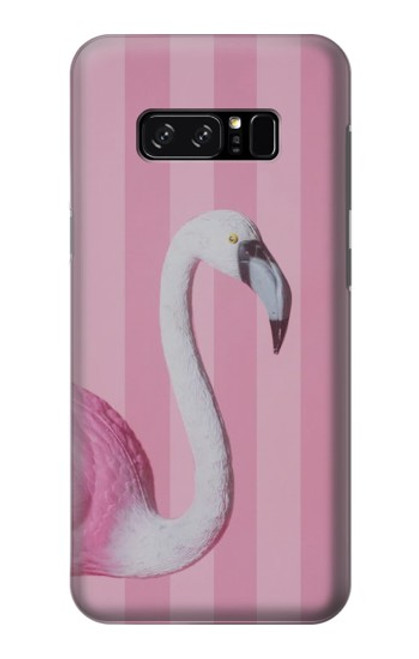 W3805 Flamingo Pink Pastel Hülle Schutzhülle Taschen und Leder Flip für Note 8 Samsung Galaxy Note8