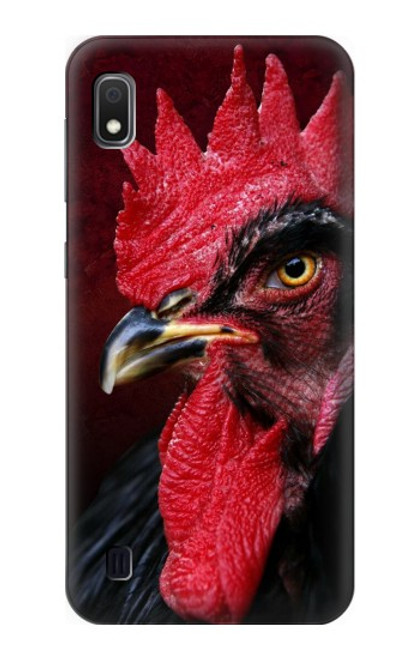 W3797 Chicken Rooster Hülle Schutzhülle Taschen und Leder Flip für Samsung Galaxy A10