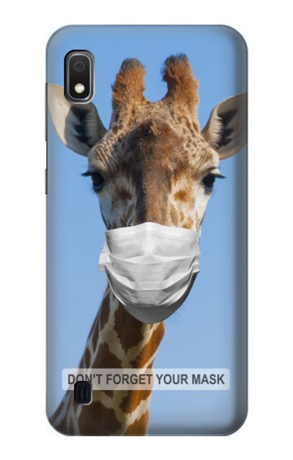 W3806 Giraffe New Normal Hülle Schutzhülle Taschen und Leder Flip für Samsung Galaxy A10