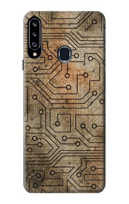 W3812 PCB Print Design Hülle Schutzhülle Taschen und Leder Flip für Samsung Galaxy A20s