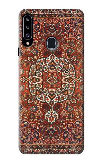 W3813 Persian Carpet Rug Pattern Hülle Schutzhülle Taschen und Leder Flip für Samsung Galaxy A20s