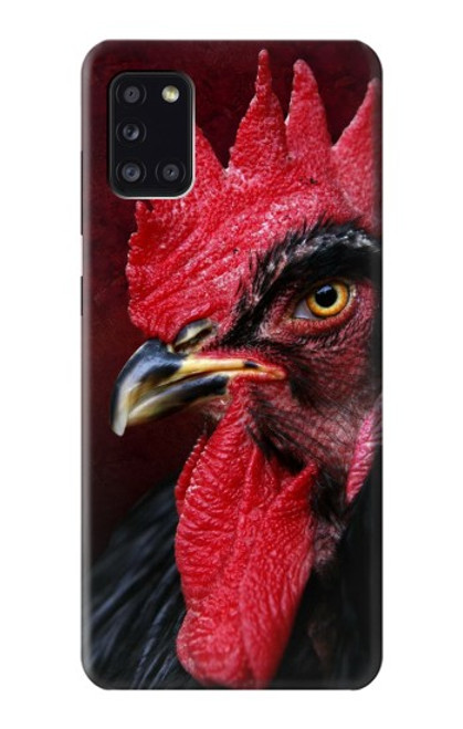 W3797 Chicken Rooster Hülle Schutzhülle Taschen und Leder Flip für Samsung Galaxy A31
