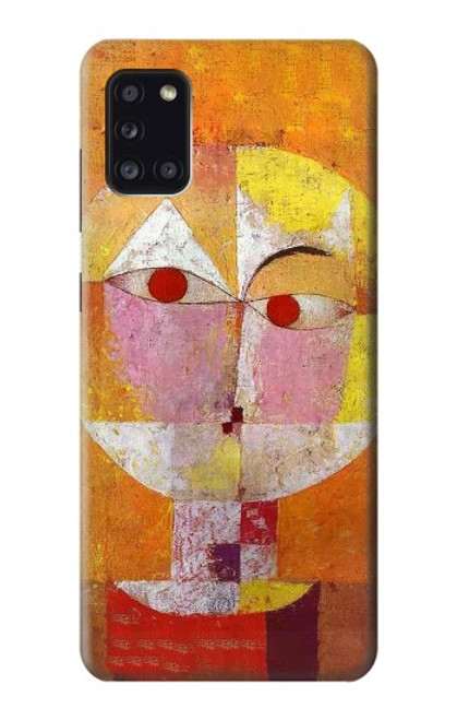 W3811 Paul Klee Senecio Man Head Hülle Schutzhülle Taschen und Leder Flip für Samsung Galaxy A31