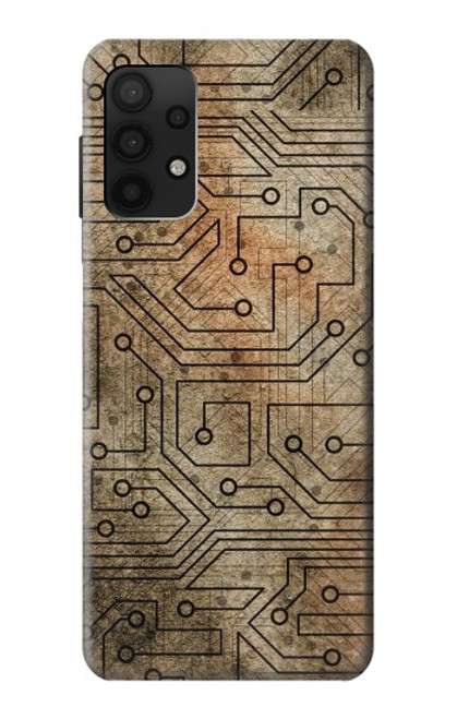 W3812 PCB Print Design Hülle Schutzhülle Taschen und Leder Flip für Samsung Galaxy A32 4G