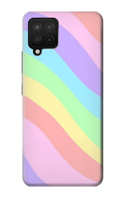 W3810 Pastel Unicorn Summer Wave Hülle Schutzhülle Taschen und Leder Flip für Samsung Galaxy A42 5G