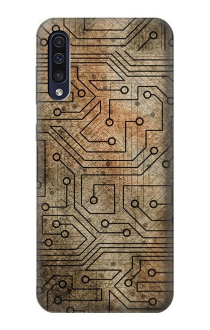 W3812 PCB Print Design Hülle Schutzhülle Taschen und Leder Flip für Samsung Galaxy A50