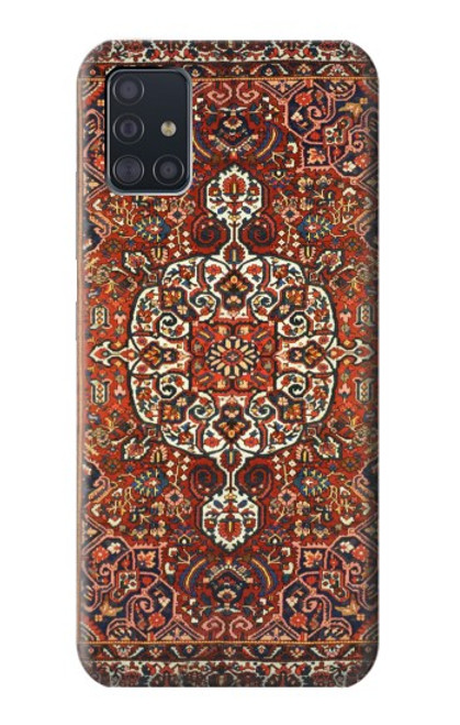 W3813 Persian Carpet Rug Pattern Hülle Schutzhülle Taschen und Leder Flip für Samsung Galaxy A51 5G