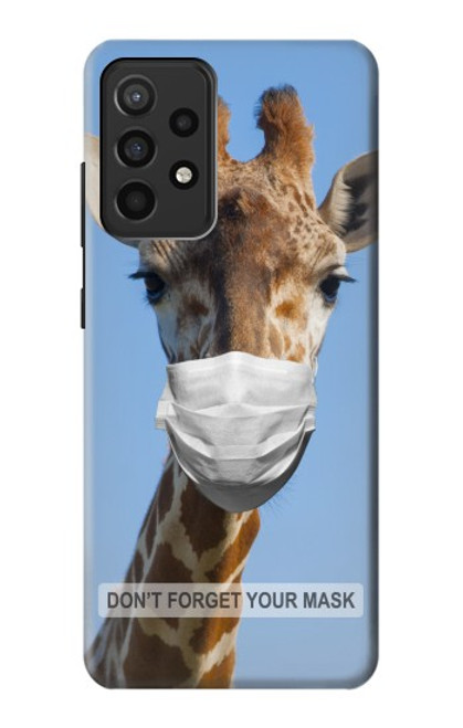 W3806 Giraffe New Normal Hülle Schutzhülle Taschen und Leder Flip für Samsung Galaxy A52, Galaxy A52 5G